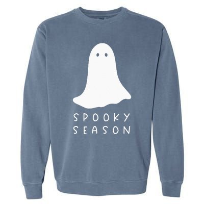 Spooky Season Cute Halloween Garment-Dyed Sweatshirt