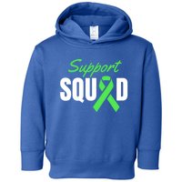 Support Squad Celiac Disease Awareness Green Ribbon Gift Toddler Hoodie