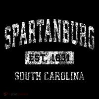 Spartanburg South Carolina Sc Vintage Established Sports T-Shirt