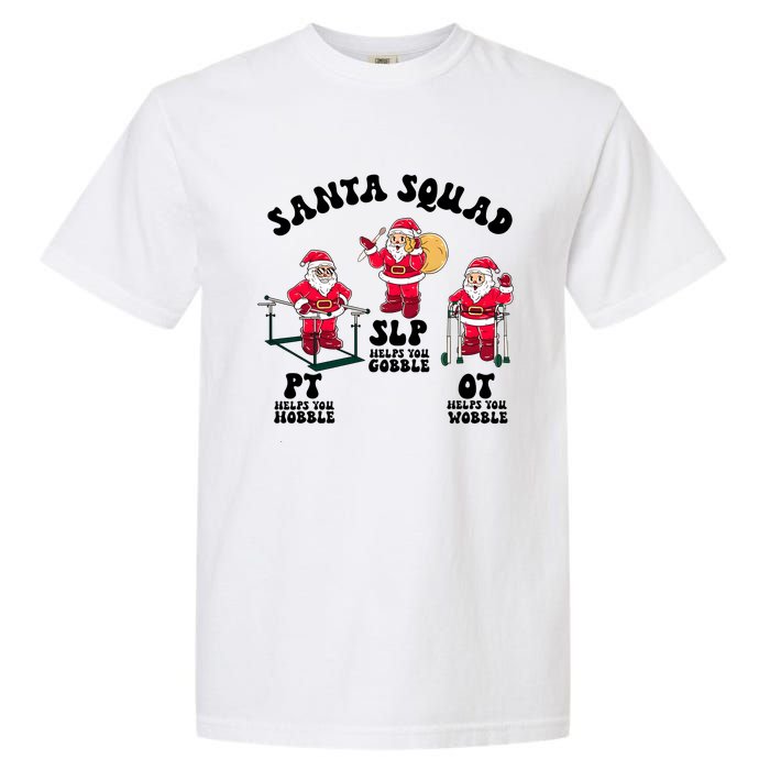 Santa Squad Christmas Slp Ot Pt Garment-Dyed Heavyweight T-Shirt