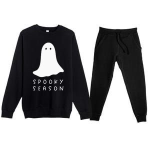 Spooky Season Cute Halloween Premium Crewneck Sweatsuit Set