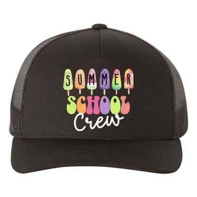 Summer School Crew Cute Popsicle Last Day Of School Teacher Yupoong Adult 5-Panel Trucker Hat