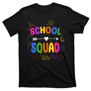 School Squad Colorful Education Fun T-Shirt