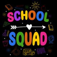 School Squad Colorful Education Fun Bucket Hat