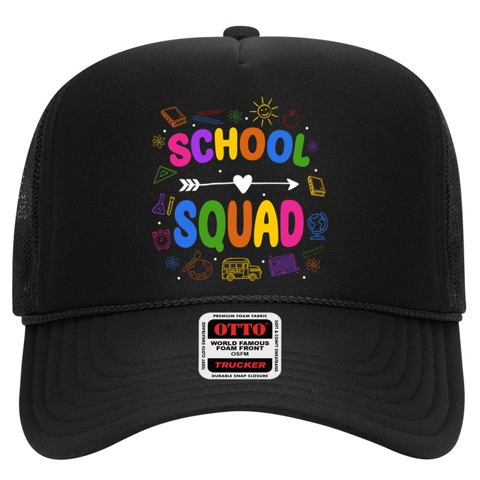 School Squad Colorful Education Fun Trucker Hat