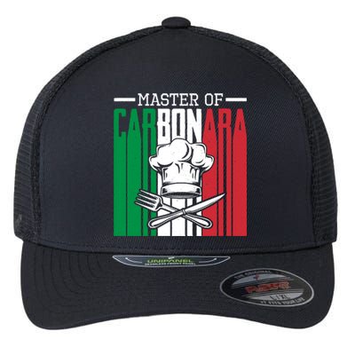 Spaghetti Shirts Cook Kitchen Master Of Carbonara Flexfit Unipanel Trucker Cap