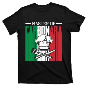 Spaghetti Shirts Cook Kitchen Master Of Carbonara T-Shirt