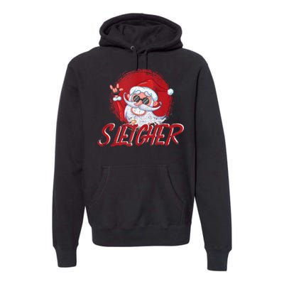 Sleigher Santa Claus Funny Merry Christmas Rock Xmas Lover Tank Top Premium Hoodie