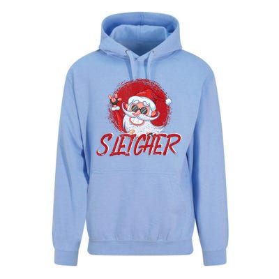 Sleigher Santa Claus Funny Merry Christmas Rock Xmas Lover Tank Top Unisex Surf Hoodie