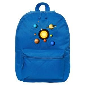 Solar System Cool Gift Perfect Space Enthusiasts Gift Gift 16 in Basic Backpack