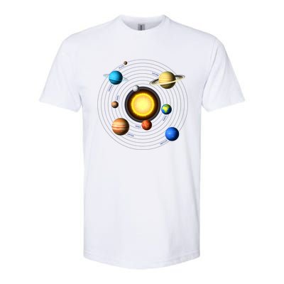 Solar System Cool Gift Perfect Space Enthusiasts Gift Gift Softstyle® CVC T-Shirt