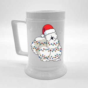 Silkie Silky Chicken Funny Christmas Beer Stein