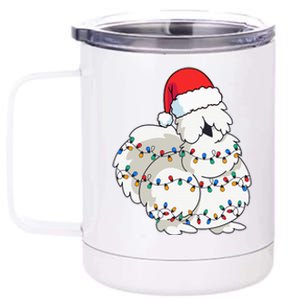 Silkie Silky Chicken Funny Christmas 12 oz Stainless Steel Tumbler Cup