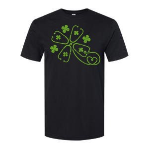 Shamrock Stethoscope Clover St Patricks Day Nurse RN Irish Softstyle CVC T-Shirt