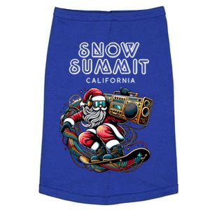 Snow Summit California Cool Snowboard Christmas Santa Gift Doggie Tank