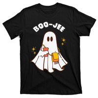 Spooky Season Cute Ghost Halloween Costume Boujee Boo Jee T-Shirt