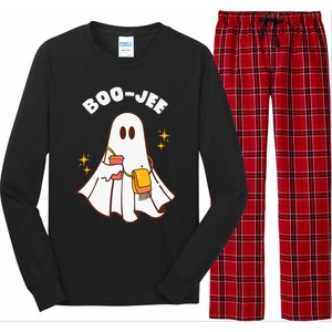 Spooky Season Cute Ghost Halloween Costume Boujee Boo Jee Long Sleeve Pajama Set