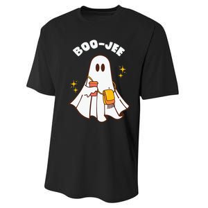 Spooky Season Cute Ghost Halloween Costume Boujee Boo Jee Performance Sprint T-Shirt