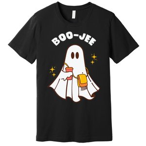 Spooky Season Cute Ghost Halloween Costume Boujee Boo Jee Premium T-Shirt