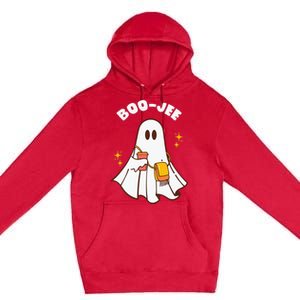 Spooky Season Cute Ghost Halloween Costume Boujee Boo Jee Premium Pullover Hoodie