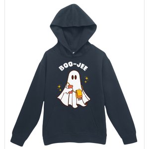 Spooky Season Cute Ghost Halloween Costume Boujee Boo Jee Urban Pullover Hoodie