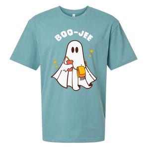 Spooky Season Cute Ghost Halloween Costume Boujee Boo Jee Sueded Cloud Jersey T-Shirt