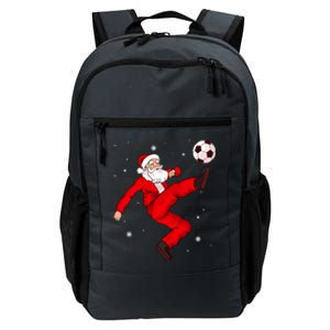 Soccer Santa Christmas Boys Sport Player Xmas Pajamas Funny Gift Daily Commute Backpack