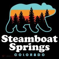 Steamboat Springs Colorado Bear Mountain Skiing Tall T-Shirt