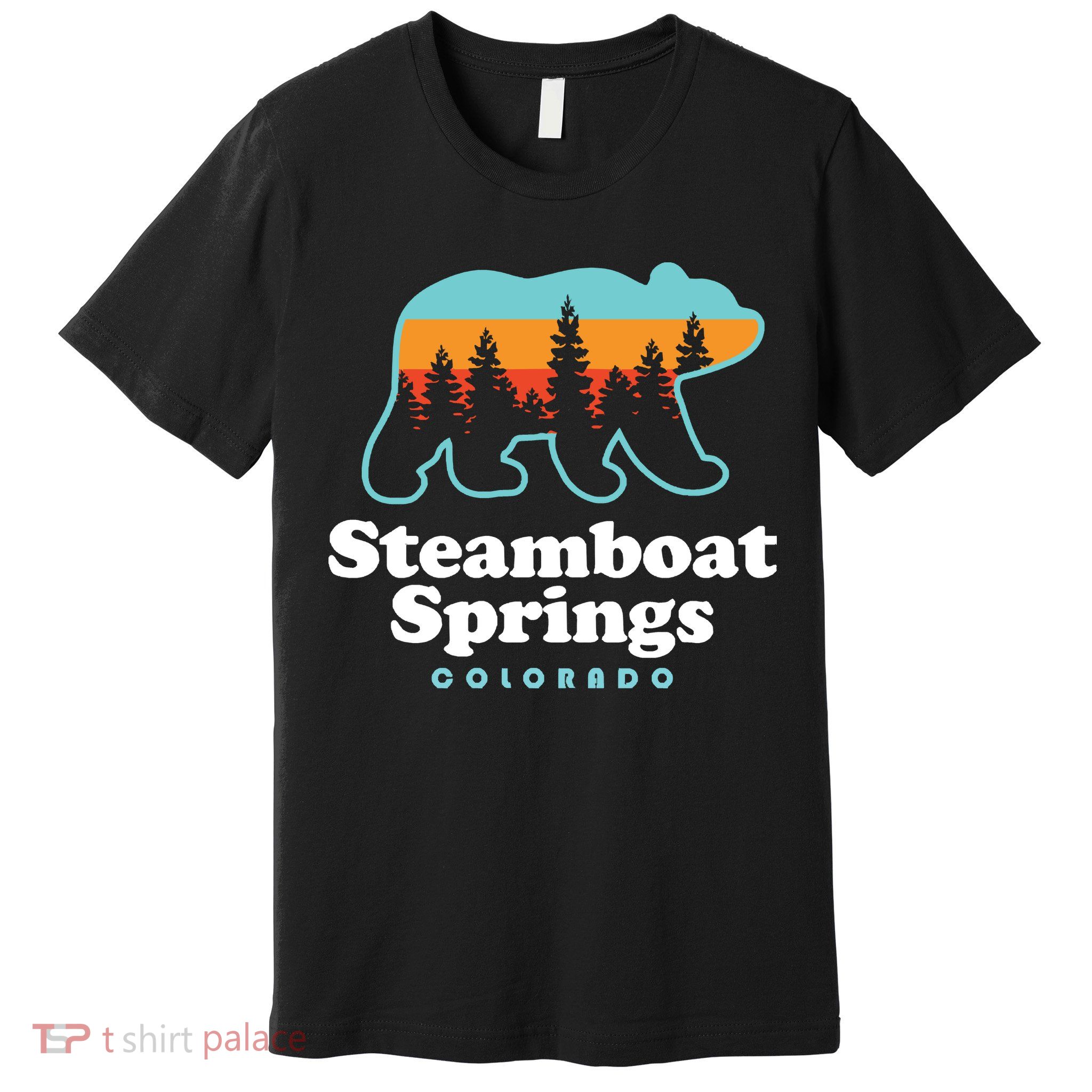 Steamboat Springs Colorado Bear Mountain Skiing Premium T-Shirt