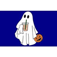 Spooky Season Cute Little Ghost Ice Coffee Halloween Costume Cool Gift Bumper Sticker