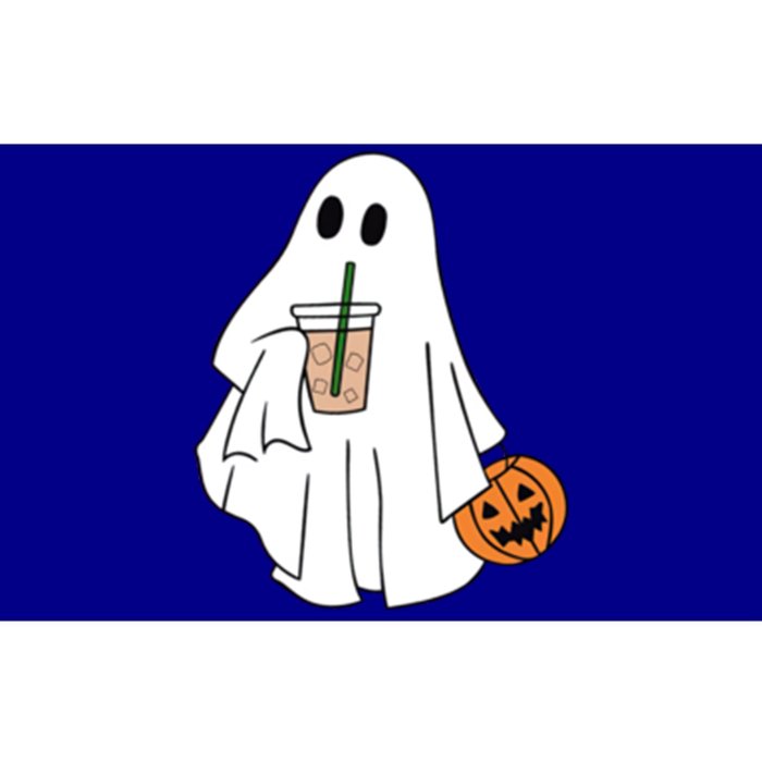 Spooky Season Cute Little Ghost Ice Coffee Halloween Costume Cool Gift Bumper Sticker