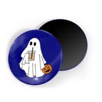 Spooky Season Cute Little Ghost Ice Coffee Halloween Costume Cool Gift Magnet