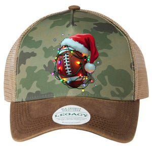 Santa Sports Christmas Football Player Legacy Tie Dye Trucker Hat