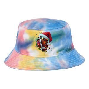 Santa Sports Christmas Football Player Tie Dye Newport Bucket Hat