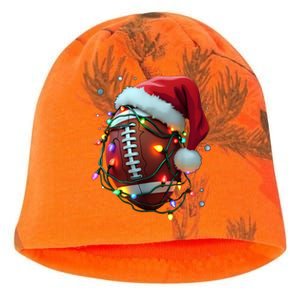 Santa Sports Christmas Football Player Kati - Camo Knit Beanie