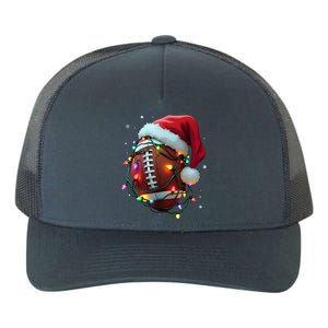 Santa Sports Christmas Football Player Yupoong Adult 5-Panel Trucker Hat