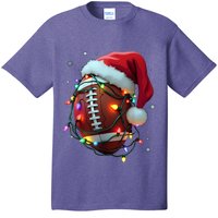 Santa Sports Christmas Football Player T-Shirt