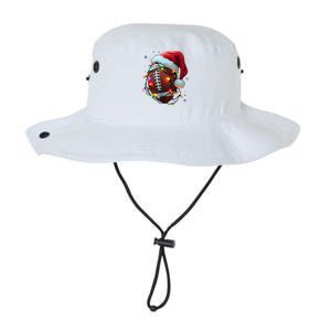 Santa Sports Christmas Football Player Legacy Cool Fit Booney Bucket Hat