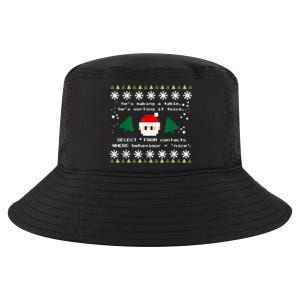 SQL Santa Claus Database Clause Developer Code DB Programmer Cool Comfort Performance Bucket Hat