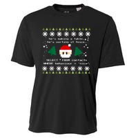 SQL Santa Claus Database Clause Developer Code DB Programmer Cooling Performance Crew T-Shirt