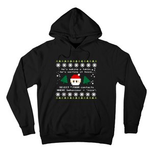 SQL Santa Claus Database Clause Developer Code DB Programmer Hoodie