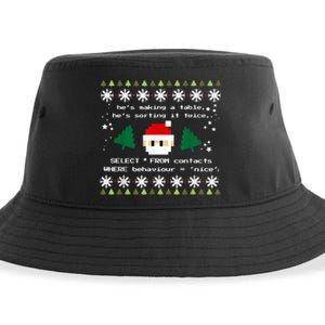 SQL Santa Claus Database Clause Developer Code DB Programmer Sustainable Bucket Hat