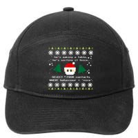 SQL Santa Claus Database Clause Developer Code DB Programmer 7-Panel Snapback Hat