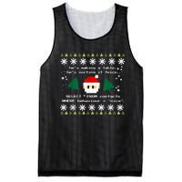 SQL Santa Claus Database Clause Developer Code DB Programmer Mesh Reversible Basketball Jersey Tank