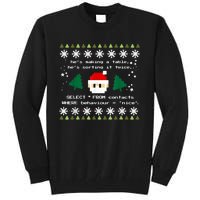 SQL Santa Claus Database Clause Developer Code DB Programmer Tall Sweatshirt