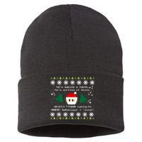 SQL Santa Claus Database Clause Developer Code DB Programmer Sustainable Knit Beanie