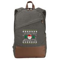 SQL Santa Claus Database Clause Developer Code DB Programmer Cotton Canvas Backpack