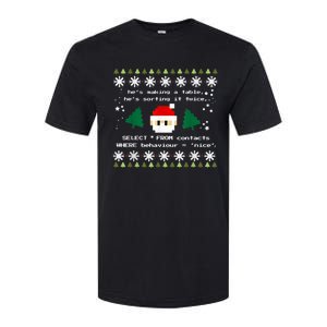 SQL Santa Claus Database Clause Developer Code DB Programmer Softstyle CVC T-Shirt