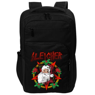 Sleigher Santa Claus Christmas Impact Tech Backpack