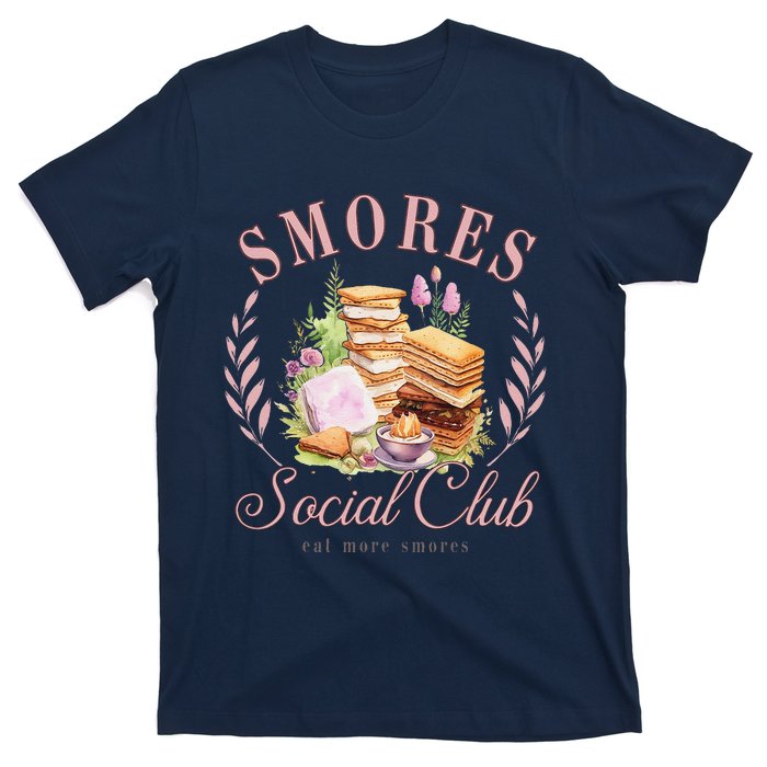 Smores Social Club Picnic Camping Camper Campfire T-Shirt